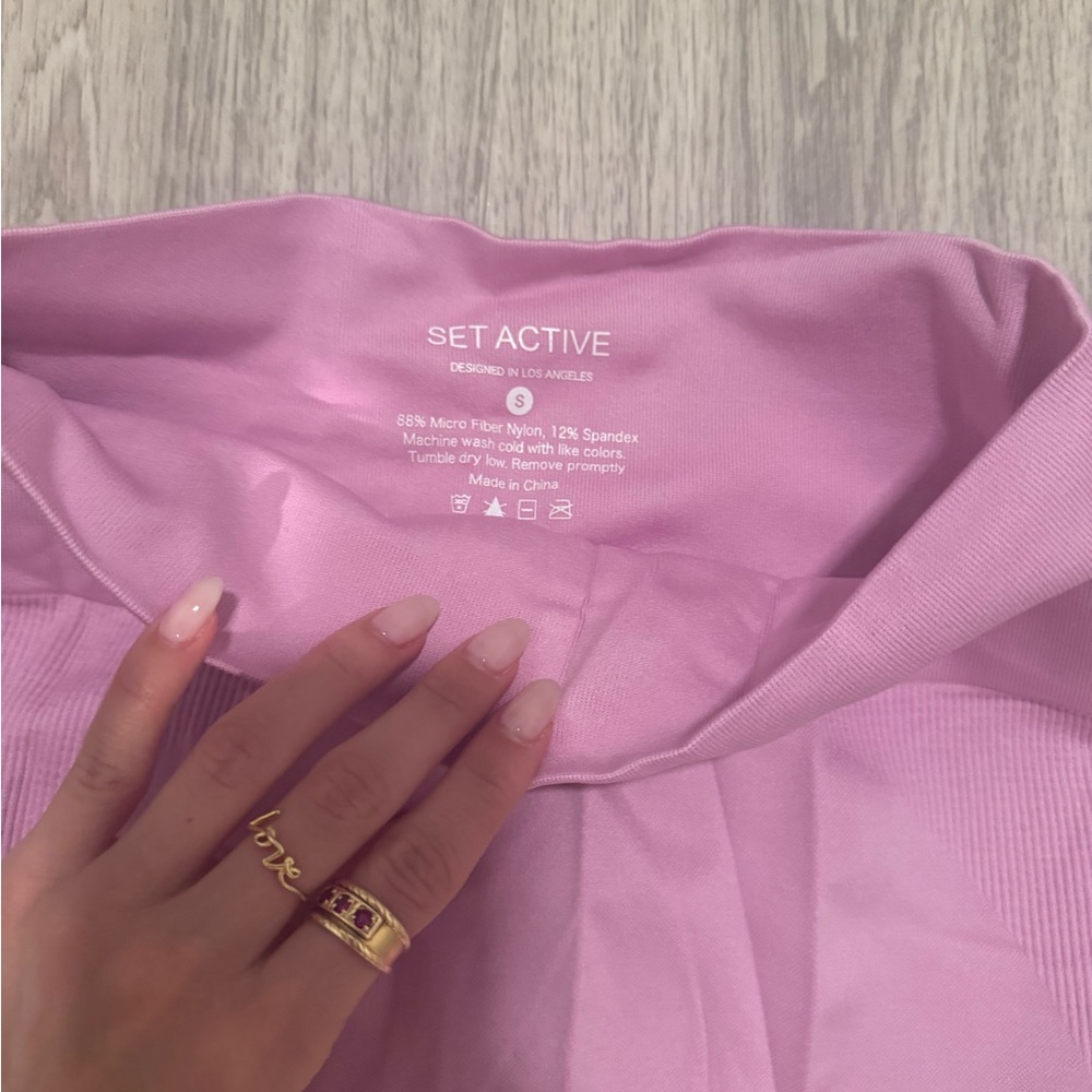 Set active pink leggings